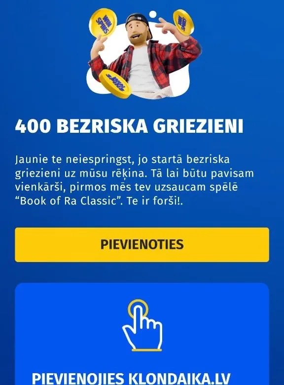 Klondaika — Kā darbojas Klondaika 400 bezriska griezieni?